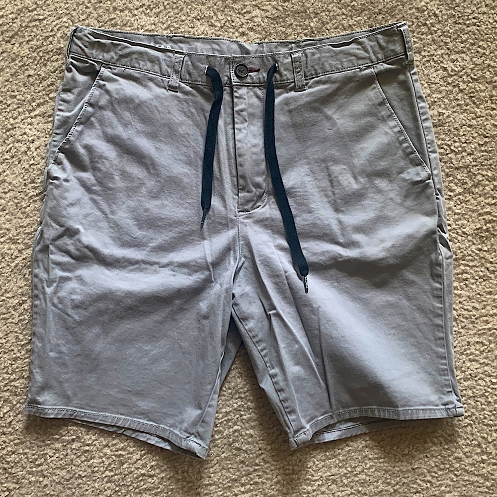 Silver Bullhead Denim Co. Khaki Jogger Shorts